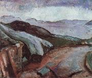 Edvard Munch Shore oil